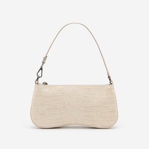 JW PEI Vegan Shoulder Bag - Ivory Croc